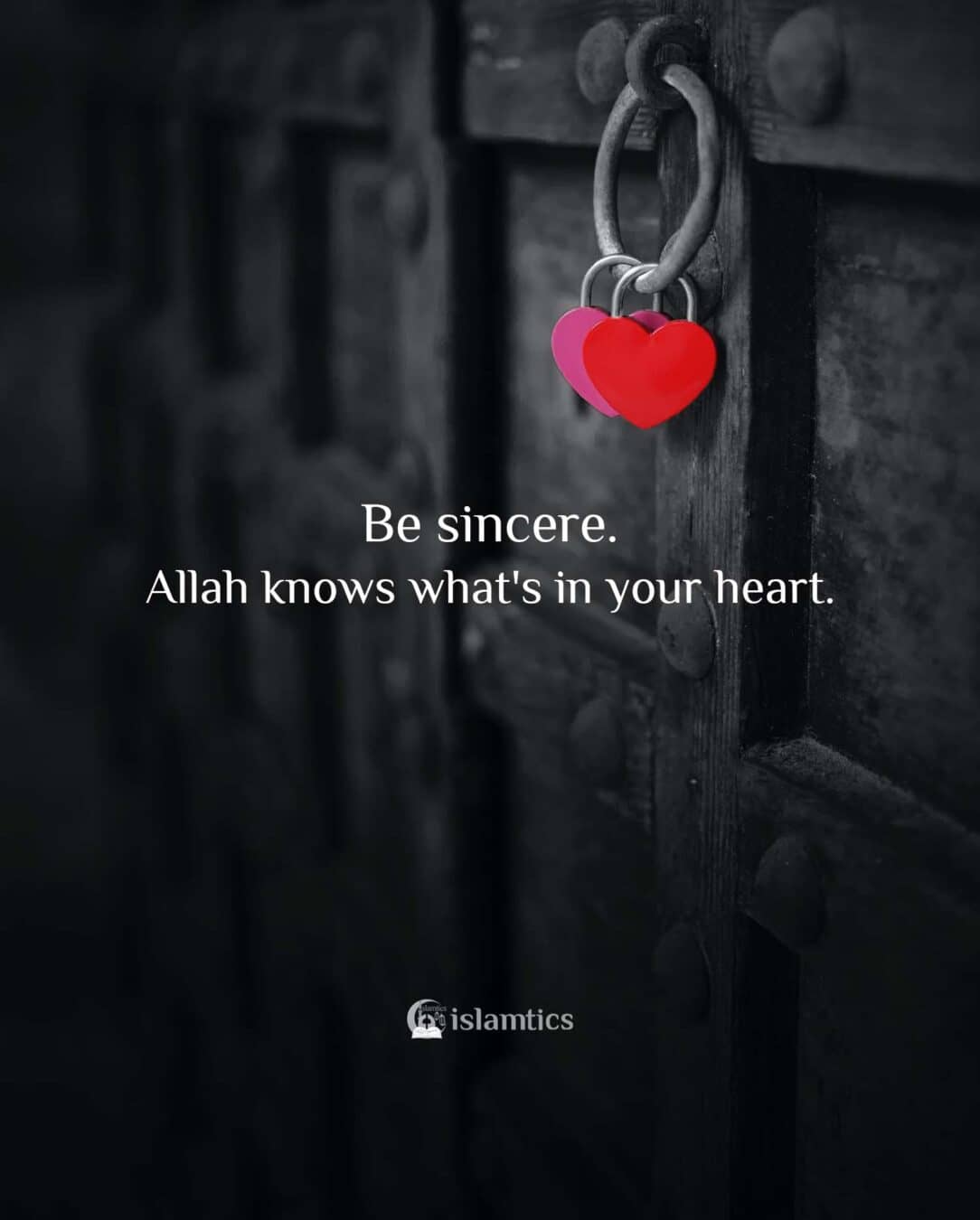 Be sincere. Allah knows what's in your heart.